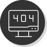 404 vector icono diseño