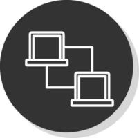 Local Network Vector Icon Design