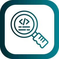 Quick Review Code Vector Icon Design