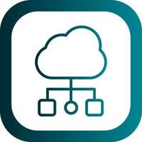 Cloud Computing Vector Icon Design