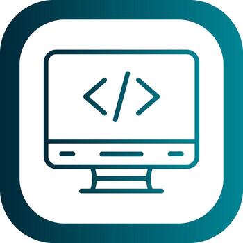 codificación vector icono diseño