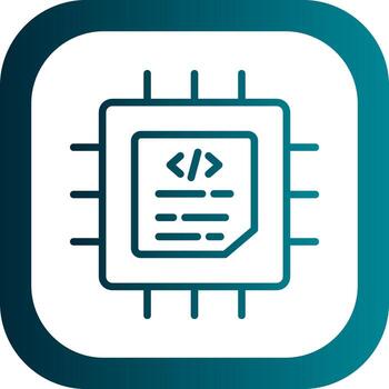 diseño de icono de vector de procesador