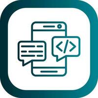 Conversation Vector Icon Design