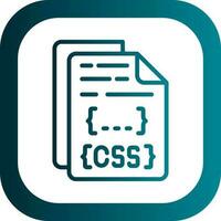 Css File Vector Icon Design