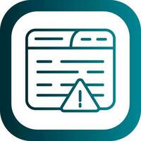 Warning Vector Icon Design