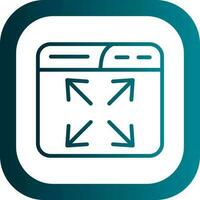 Expand Vector Icon Design