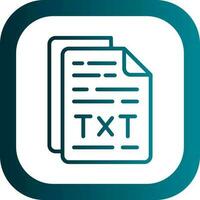 Txt File Vector Icon Design