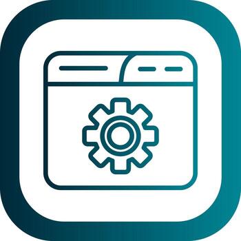 Web Browser Vector Icon Design