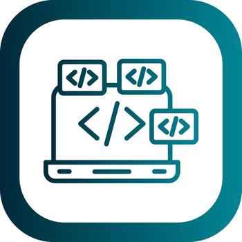 codificación vector icono diseño