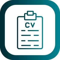 CV Vector Icon Design