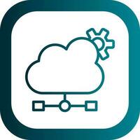 Cloud Computing Vector Icon Design