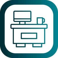 Information Desk Vector Icon Design