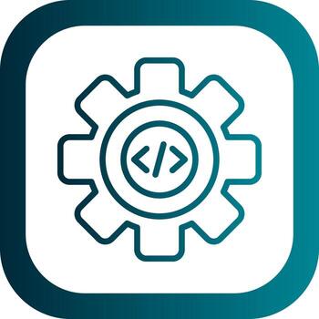 codificación vector icono diseño