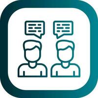 Dialog Vector Icon Design