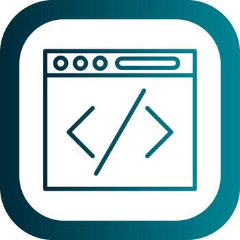 codificación vector icono diseño