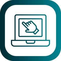 Laptop Vector Icon Design