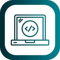 Web Coding Vector Icon Design