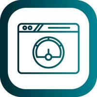 Speed Test Vector Icon Design