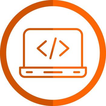 Coding Vector Icon Design