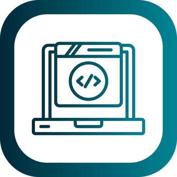 web codificación vector icono diseño