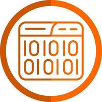 Binary Code Vector Icon Design