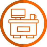 Information Desk Vector Icon Design