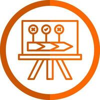 Value Chain Vector Icon Design