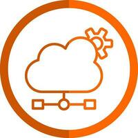 Cloud Computing Vector Icon Design