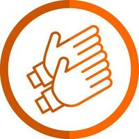 Clapping Vector Icon Design