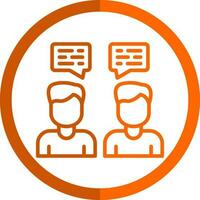 Dialog Vector Icon Design