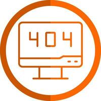 404 vector icono diseño