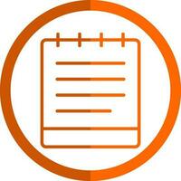 Notebook Vector Icon Design