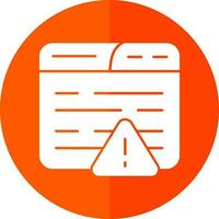 Warning Vector Icon Design