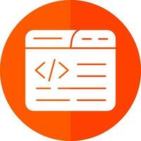 Web Coding Vector Icon Design