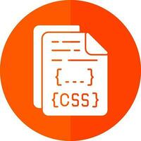 diseño de icono de vector de archivo css