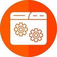 Website Setting Vector Icon Design
