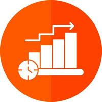 Bar Chart Vector Icon Design