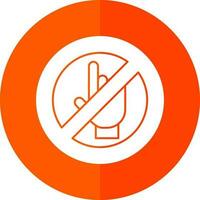 Do Not Touch Vector Icon Design