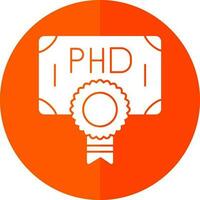 Phd Vector Icon Design