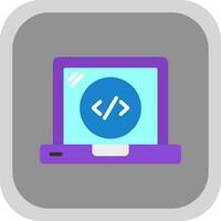 Web Coding Vector Icon Design