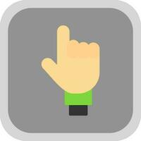 One Finger Vector Icon Design