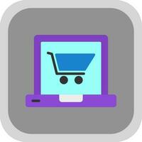 Online Shop Vector Icon Design