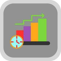 Bar Chart Vector Icon Design