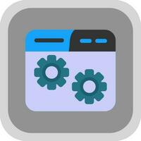 Website Setting Vector Icon Design