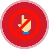 Do Not Touch Vector Icon Design