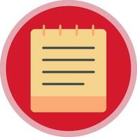Notebook Vector Icon Design