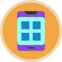 Mobile App Vector Icon Design