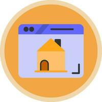 Home Page Vector Icon Design
