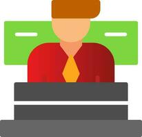 Faculty Vector Icon Design