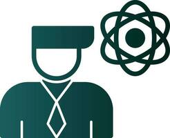 Researcher Vector Icon Design